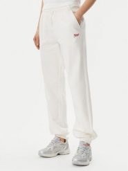 Tommy Jeans Spodnie dresowe Script DW0DW20670 Écru Relaxed Fit. Spodnie dresowe damskie Tommy Jeans, m, bez wzorów, z bawełny. Za 239.99 zł.