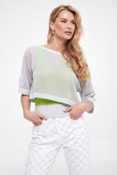 Sweter + top damski LIU JO. Swetry klasyczne damskie Liu Jo, xs, bez kołnierzyka. W wyprzedaży za 594.30 zł.