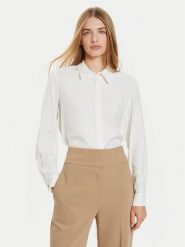 Tommy Hilfiger Koszula WW0WW43575 Biały Regular Fit. Białe koszule damskie Tommy Hilfiger, bez wzorów, z wiskozy, biznesowe, bez kołnierzyka, bez ramiączek. Za 389.99 zł.