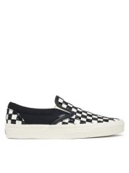 Vans Tenisówki Classic Slip-On VN000D6Y7051 Czarny. Czarne trampki damskie Vans, bez wzorów, z materiału, bez zapięcia. Za 339.99 zł.