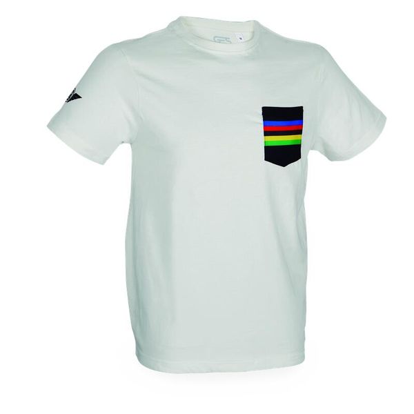 Koszulka Ges Arco Iris. Białe koszulki damskie GES, bez wzorów, z bawełny, bez kołnierzyka, bez ramiączek. Za 204.00 zł.