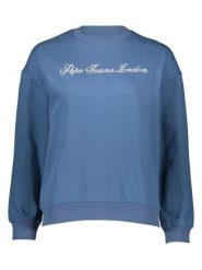 Pepe Jeans Sweter w kolorze niebieskim rozmiar: M. Niebieskie swetry klasyczne damskie Pepe Jeans, m, z jeansu, bez kołnierzyka. Za 140.20 zł.