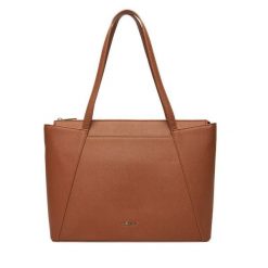 Torebka JENNY. Brązowe shopper bag Jenny, bez wzorów, bez dodatków. Za 149.99 zł.