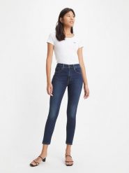 Levi´s Dżinsy - Skinny fit - w kolorze granatowym rozmiar: W26/L32. Niebieskie jeansy damskie z podwyższonym stanem. Za 171.28 zł.
