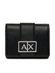 Armani Exchange Portfel XW000360 AF12039 UC001 Czarny. Czarne portfele damskie Armani Exchange, bez wzorów, z materiału. Za 263.99 zł.