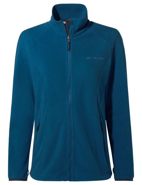 Kurtka polarowa damska Rosemoor II. Niebieskie kurtki damskie Vaude, uniwersalny, bez wzorów, z materiału, bez kaptura. Za 389.00 zł.