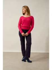 AUTHENTIC CASHMERE Kaszmirowy sweter "Lafon" w kolorze różowym rozmiar: XL. Różowe swetry klasyczne damskie AUTHENTIC CASHMERE, xl, z kaszmiru, bez kołnierzyka. Za 347.99 zł.