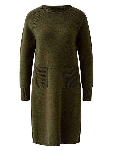 Oui Sukienka w kolorze khaki rozmiar: 36. Brązowe sukienki damskie Oui, bez wzorów, bez ramiączek. Za 434.99 zł.