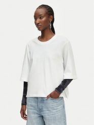 G-Star Raw T-Shirt Modern D29372-B771 Biały Relaxed Fit. Białe t-shirty damskie G-Star Raw, l, bez wzorów, z bawełny, bez kołnierzyka. Za 159.99 zł.