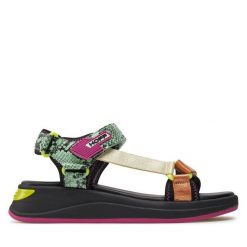 Sandały HOFF. Zielone sandały damskie HOFF, bez wzorów, bez obcasa, na płaskiej podeszwie, bez zapięcia. Za 279.99 zł.