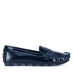 Mokasyny Jenny Fairy. Niebieskie mokasyny damskie Jenny Fairy, bez obcasa. Za 89.99 zł.