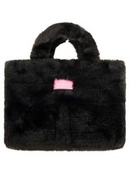 Zwillingsherz Torebka w kolorze czarnym - 33 x 23 cm rozmiar: onesize. Czarne torebki klasyczne damskie Zwillingsherz, z materiału, bez dodatków. Za 131.74 zł.