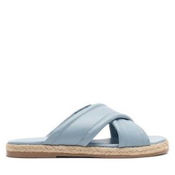 Espadryle Lasocki. Niebieskie espadryle damskie Lasocki, bez wzorów, bez obcasa. Za 179.99 zł.