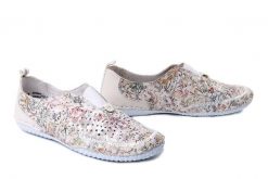 RIEKER 43663-90 multi, półbuty damskie. Półbuty damskie Rieker, na lato, bez wzorów, z gumy, bez obcasa, bez zapięcia. Za 319.90 zł.