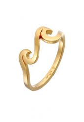 Elli Damskie morskie fale Basic w srebrze 925 Sterling Silver Pierścionki 1 ct. Szare pierścionki damskie Elli, srebrne. Za 177.64 zł.
