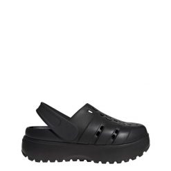 Klapki Adilette Platform. Białe klapki damskie Adidas, bez wzorów, bez obcasa, bez zapięcia. Za 199.00 zł.