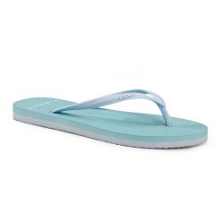 Japonki plażowe damskie Rip Curl Bondi 8089. Niebieskie klapki damskie Rip Curl, bez wzorów, bez obcasa, bez zapięcia. Za 35.99 zł.