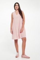 Sukienka z lyocellu Francesca ECOALF. Sukienki damskie Ecoalf, bez wzorów, z lyocellu, bez ramiączek. Za 489.00 zł.