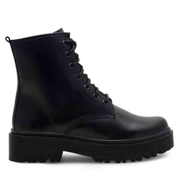 Trapery Lasocki. Czarne trapery damskie Lasocki, bez zapięcia. Za 249.99 zł.