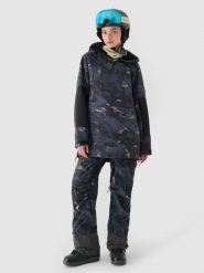 4F Spodnie snowboardowe membrana 10000 damskie - multikolor M. Brązowe spodnie sportowe damskie 4F, na zimę, m, bez wzorów, z dzianiny, narciarskie. W wyprzedaży za 299.99 zł.