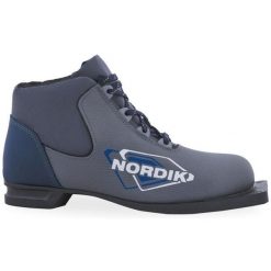 Buty do biegania 75 mm SKOL Nordik. Szare obuwie sportowe damskie SKØL, na zimę, z gumy, bez zapięcia, do biegania. Za 159.00 zł.