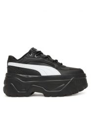Puma Sneakersy Karmen X TRA 400369 07 Czarny. Czarne obuwie sportowe damskie Puma, ze skóry, bez zapięcia. Za 309.99 zł.