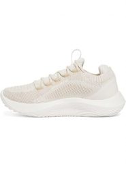Under Armour Buty w kolorze kremowym do biegania rozmiar: 41. Brązowe obuwie sportowe damskie Under Armour, z materiału, bez zapięcia, do biegania. Za 264.15 zł.