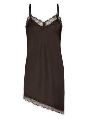 Sublevel Sukienka w kolorze ciemnobrązowym rozmiar: L/XL. Brązowe sukienki damskie Sublevel, bez wzorów, z koronki, bez ramiączek. Za 104.99 zł.