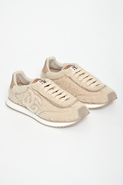 Sneakersy damskie z futerkiem DOLCE & GABBANA. Obuwie sportowe damskie Dolce & Gabbana, bez zapięcia. Za 3,479.00 zł.