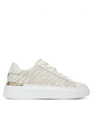 Tommy Hilfiger Sneakersy Monogram Platform Snk FW0FW09155 Écru. Obuwie sportowe damskie Tommy Hilfiger, ze skóry, bez zapięcia. Za 559.99 zł.