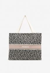 Czarna Torebka Typu Shopper o Prostokątnym Kształcie Salania. Czarne shopper bag Renee, bez wzorów, z materiału, bez dodatków. Za 54.99 zł.
