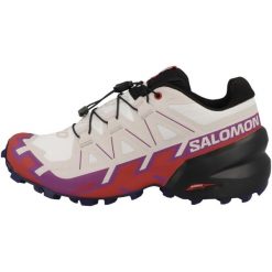 Buty do biegania damskie Salomon Speedcross 6. Białe obuwie sportowe damskie Salomon, z materiału, bez zapięcia, do biegania, salomon speedcross. Za 638.00 zł.