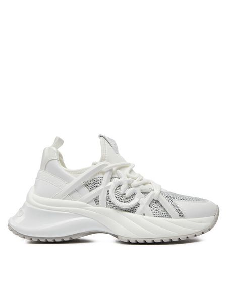 Pinko Sneakersy Ariel 01 SS0023 T014 Biały. Białe obuwie sportowe damskie Pinko, z materiału, bez zapięcia. Za 719.99 zł.