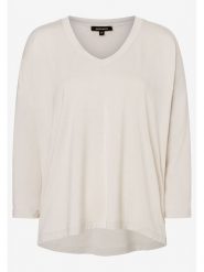 More & More Koszulka w kolorze kremowym rozmiar: 44. Brązowe bluzki damskie More & More, bez wzorów, bez kołnierzyka, bez ramiączek. Za 69.58 zł.