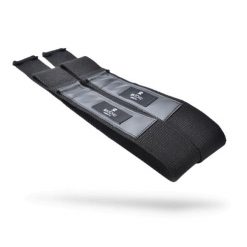 Paski Do Podnoszenia Ciężarów - nylon tkany. Czarne paski damskie MATCHU SPORTS, bez wzorów, z nylonu. Za 94.00 zł.