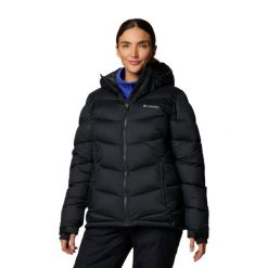 Kurtka narciarska damska Columbia Abbott Peak II Ins. Czarne kurtki damskie Columbia, na zimę, s, bez wzorów, bez kaptura. Za 749.99 zł.