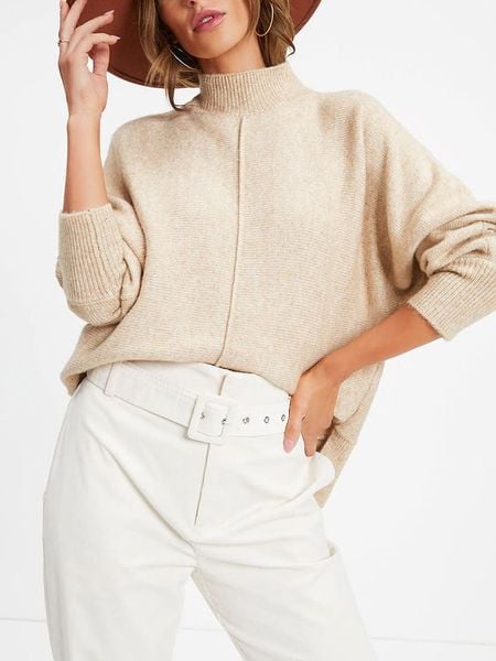 LA Angels Sweter w kolorze beżowym rozmiar: S. Brązowe swetry klasyczne damskie LA Angels, s, bez kołnierzyka. Za 226.77 zł.