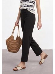 Street One Spodnie w kolorze czarnym rozmiar: 38/L28. Czarne spodnie materiałowe damskie Street One, bez wzorów, z materiału. Za 159.95 zł.