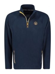 Geographical Norway Bluza polarowa w kolorze granatowym rozmiar: M. Niebieskie bluzy damskie Geographical Norway, m, bez wzorów, z polaru, bez kaptura. Za 78.47 zł.