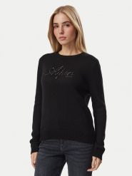 Liu Jo Sport Sweter TF6160 MA22S Czarny Regular Fit. Czarne swetry klasyczne damskie Liu Jo Sport, m, z syntetyku, bez kołnierzyka. Za 689.99 zł.