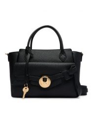 LOVE MOSCHINO Torebka JC4277PP0PKS0000 Czarny. Czarne kuferki damskie Love Moschino, bez wzorów, ze skóry, bez dodatków. Za 1,029.00 zł.