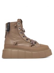 Inuikii Trzewiki Leather Matilda 1001.002.0042 Brązowy jasny. Brązowe botki damskie Inuikii, ze skóry, bez obcasa, na płaskiej podeszwie, bez zapięcia. Za 1,419.00 zł.
