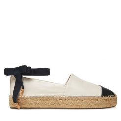 Espadryle Tory Burch. Brązowe espadryle damskie Tory Burch, bez wzorów, bez obcasa. Za 979.99 zł.