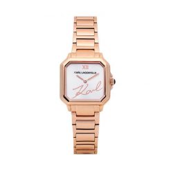 Zegarek KARL LAGERFELD. Czerwone zegarki damskie KARL LAGERFELD, złote. Za 999.99 zł.