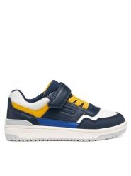 Geox Sneakersy J Washiba Boy J66LQH 0BC15 C0657 M Granatowy. Niebieskie buty sportowe chłopięce Geox, ze skóry, bez zapięcia. Za 229.99 zł.