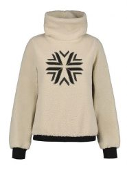 LUHTA Bluza polarowa "Iinatti" w kolorze beżowym rozmiar: XL. Brązowe bluzy damskie Luhta, xl, bez wzorów, z polaru, bez kaptura. Za 149.31 zł.