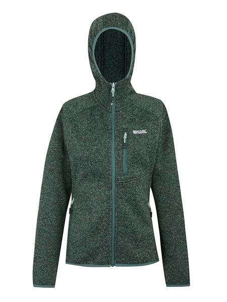 Regatta Kurtka polarowa "Newhill" w kolorze zielonym rozmiar: 46. Zielone kurtki damskie Regatta, bez wzorów, z polaru, bez kaptura. Za 166.49 zł.