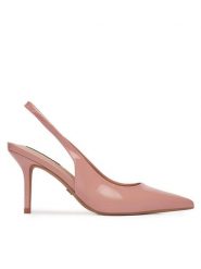 Nine West Szpilki SX005-01 Różowy. Czerwone szpilki damskie Nine West, bez wzorów, ze skóry, bez obcasa, na szpilce, bez zapięcia. Za 229.99 zł.
