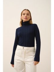 Just Cashmere Kaszmirowy golf "Serelith" w kolorze granatowym rozmiar: XL. Niebieskie golfy damskie Just Cashmere, xl, bez wzorów, z kaszmiru, bez ramiączek. Za 371.52 zł.