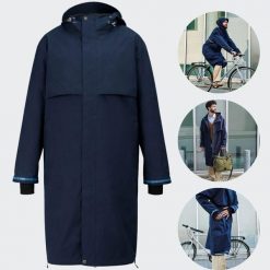 Weathergoods Sweden płaszcz przeciwdeszczowy Imbris ciemnozielony. Niebieskie płaszcze damskie WEATHER GOODS, l, bez wzorów, z poliesteru, bez kaptura. Za 864.95 zł.